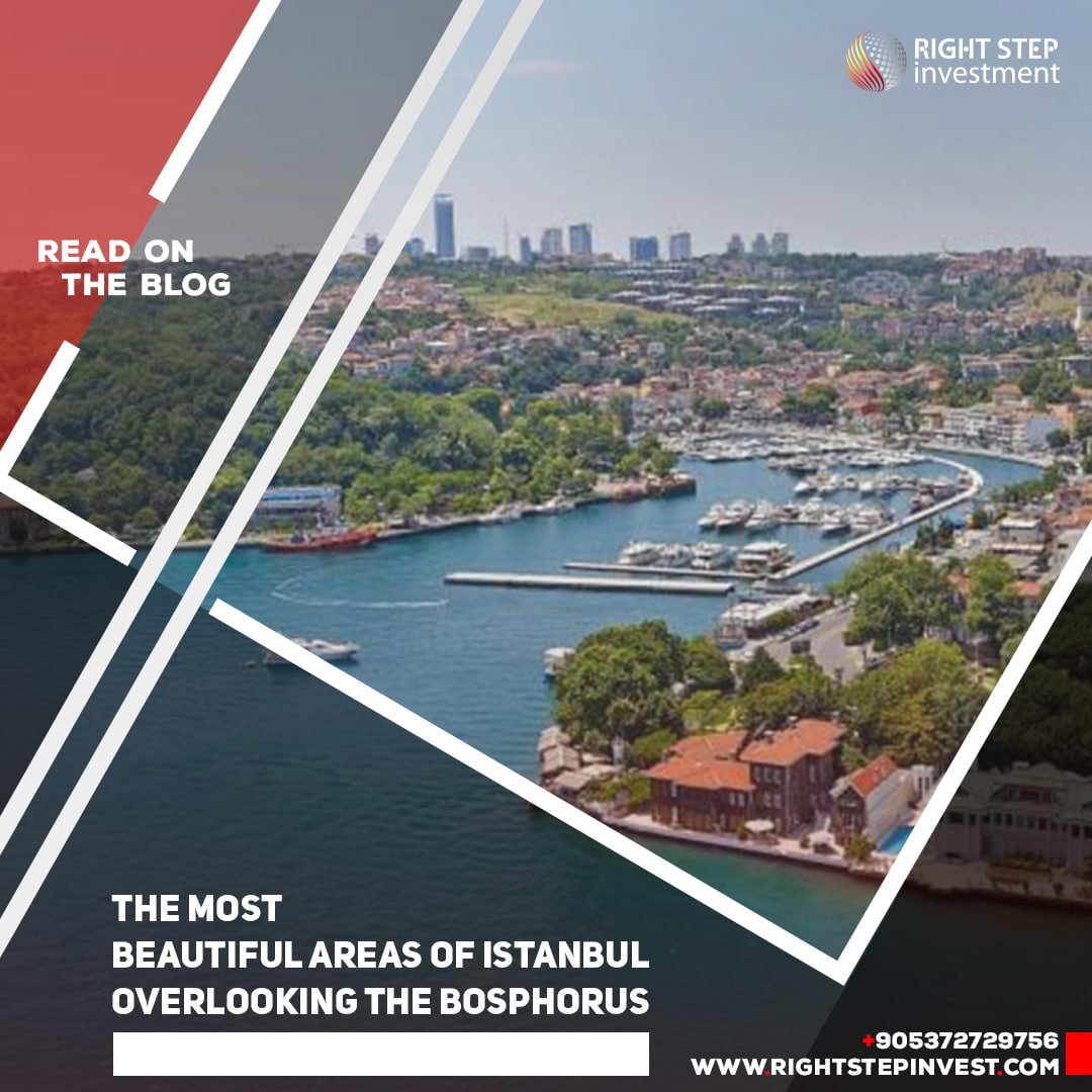 The most beautiful areas of Istanbul overlooking the Bosphorus