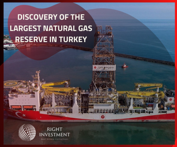 Discovery of the largest natural gas reserve in Turkey